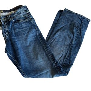 Meltin Pot Men's Faded Blue Straight Jeans